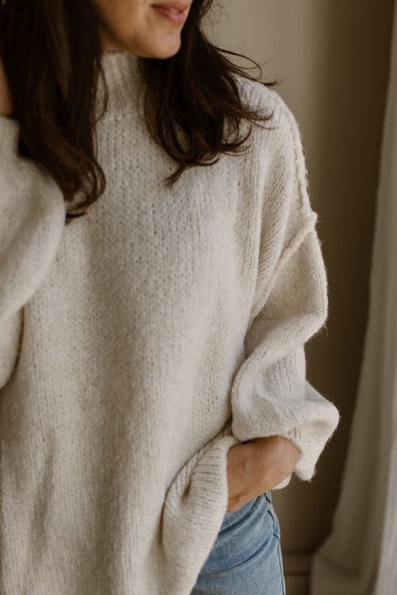 Pullover Moon Cream