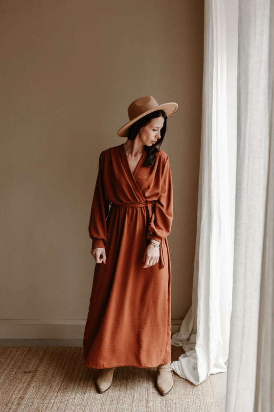 Dress Era Cognac