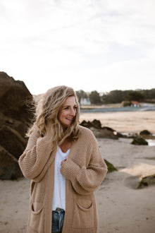  Strickjacke Jane Camel