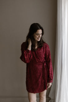  Kleid Saar Bordeaux