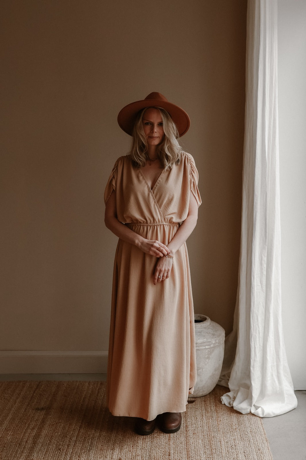 Dress Pip Light Camel